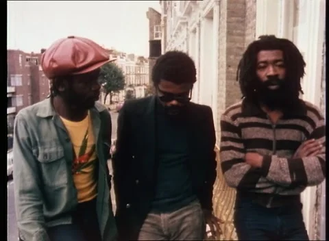 Man talking about black community and industry, London, United Kingdom, 1980 Stock Footage 159442153