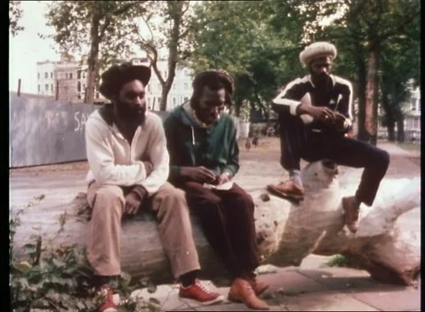 Man talking about race migration and issues, London, United Kingdom, 1980 Video stock 159442846