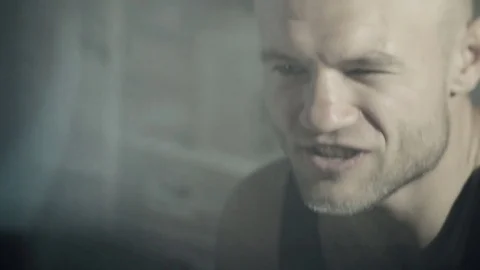 Man talking and smiling Video stock 80854817