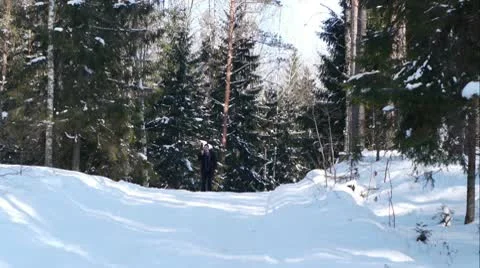 Man talking on a cell phone Stockbeeldmateriaal 10786591