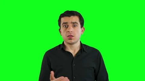 Man Talking fast and moving hands. Stock Footage 10833418