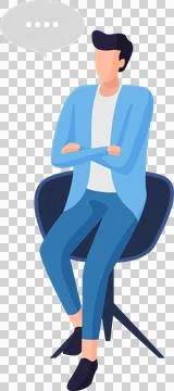 Man talking Stock Illustration