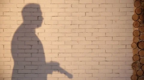 Man talking into a microphone Stock Footage 61838414