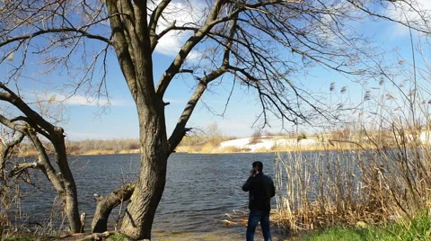 Man talking on the phone 動画素材 49195870