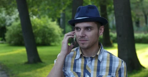 Man talking on the phone. Stock Footage 52453802