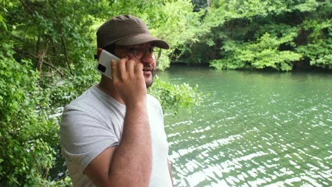 Man talking on phone Stock Footage 219721124