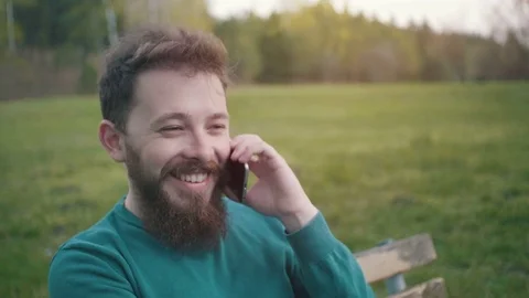 Man talking on the phone III Stock Footage 74292719