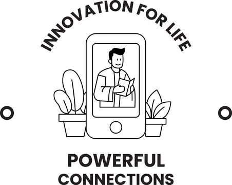 A man is talking on a phone Illustration