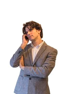 Man Talking On the Phone 写真素材