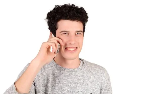 Man talking on the phone. Stock Photos