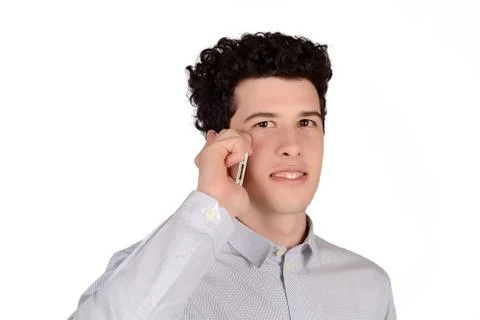 Man talking on the phone. Stock Photos