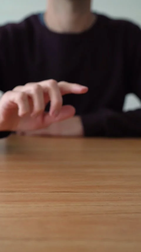 Man Taps The Cloud Icon With Upward And Downward Arrows - Cloud Storage And Stock Footage 318515425