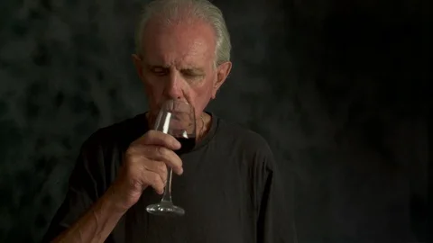 Man tasting wine 動画素材 112987547