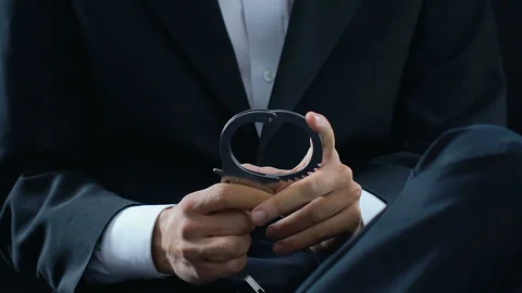 Man from tax service refusing to take bribe, threatens to arrest, conscience Stock Footage 89776634