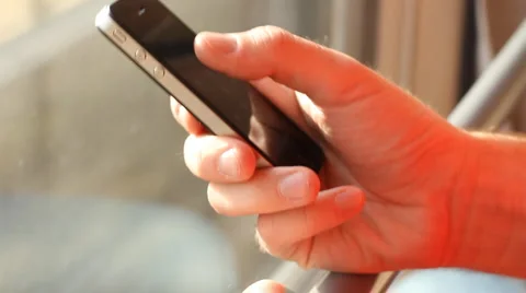 Man telephoned Stock Footage 4536022