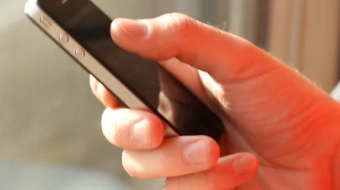 Man telephoned Stock Footage 4537420