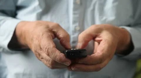 Man texting Stock Footage 8960271