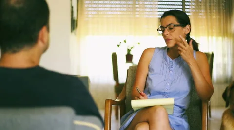 Man at therapy session Stock-Footage 52437003