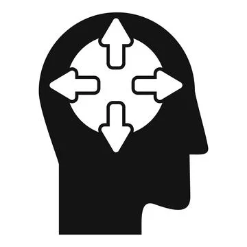 Man thinking about decision making, choosing right direction, career path 스톡 일러스트