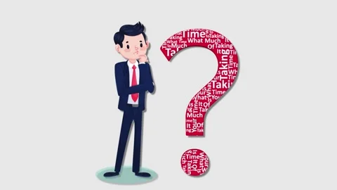 Man thinking and looking for answer Stock Footage 268576503