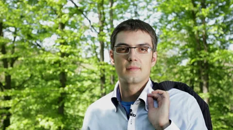 Man thinking Stock Footage 35826631