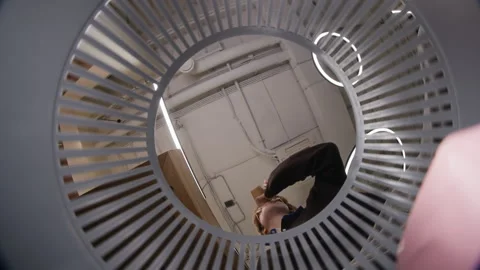Man Throwing Paper Coffee Cup into Trash Can View from Inside Stock Footage 343704387