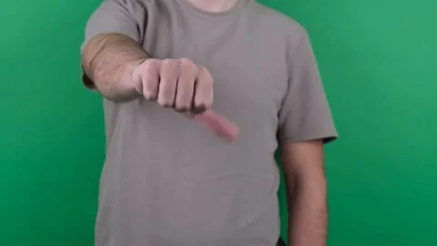 Man thumb down Stock-Footage 266664361