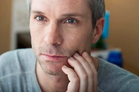 Man with toothache 스톡 사진