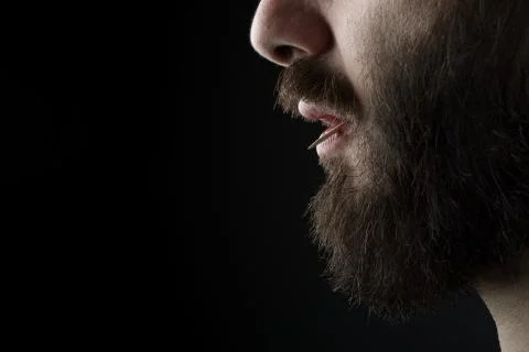 Man with Toothpick Stock Photos
