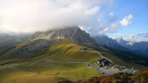 Man on top of the summit Stock Footage 95942489