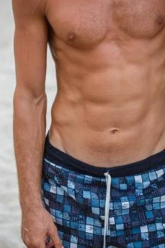 Man torso on the Beach Fotos Stock
