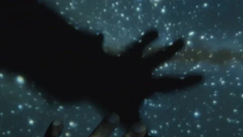 Man Touching the Stars Stock Footage 234213548