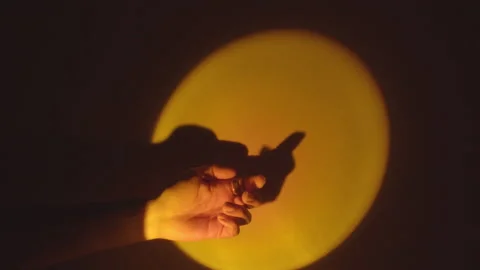 Man Touching the Sun Stock Footage 234210517