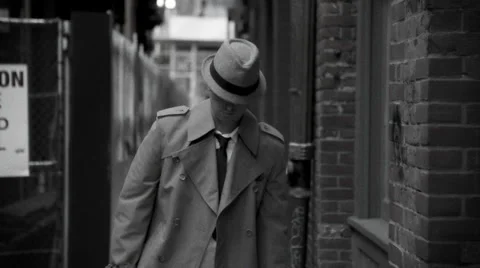 Man At Train Station Leaves Stock Footage 27236099