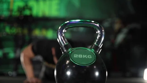 Man training at the gym Stock Footage 104925910