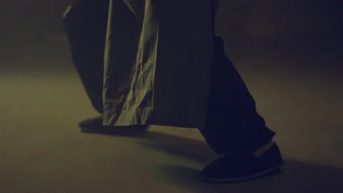 Man training in martial arts Stock Footage 279844522