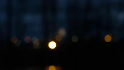 Man travelling in train at night Stock Footage 78715273