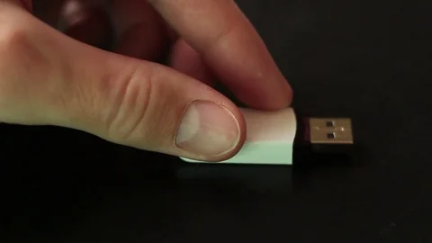 Man trifles flash card Stock Footage 70515753