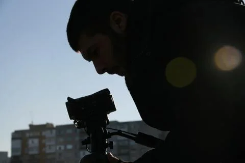 Man Trying To Shoot Stock Photos
