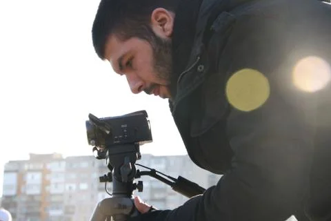 Man Trying To Shoot Stock Photos