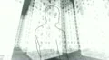 Man turns among the skyscrapers - Rotoscoping technique animation HD Footage