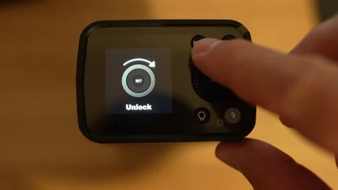 A man turns on the flash for a camera Stock Footage 321187891