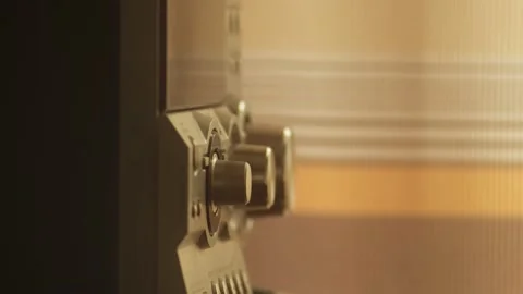 The man turns the volume control by the hand Stock Footage 133364997