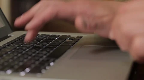 Man types Video stock 35547922