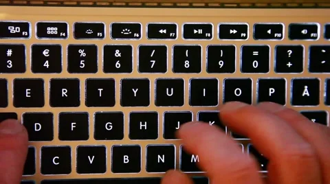 Man typing on computer Stock Footage 46462896