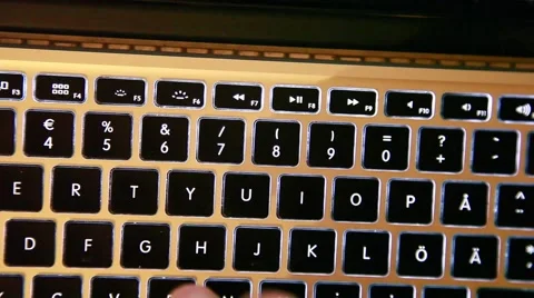 Man typing on computer Stock Footage 46463188