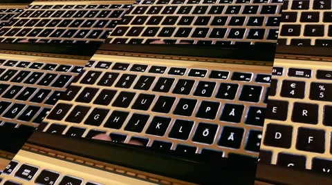 Man typing on computer Stock Footage 46463218