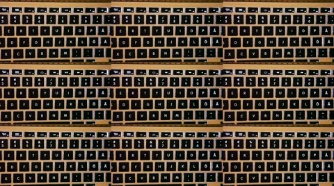 Man typing on computer Stock Footage 46463439