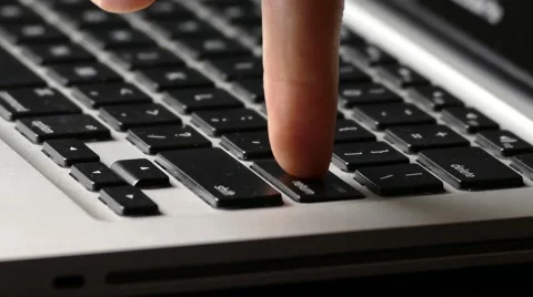 Man typing on computer keyboard Stock Footage 51117874