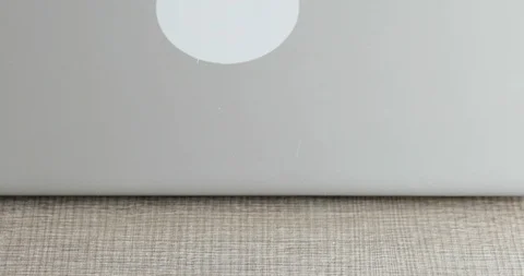 Man typing at his laptop computer Stock Footage 116750391